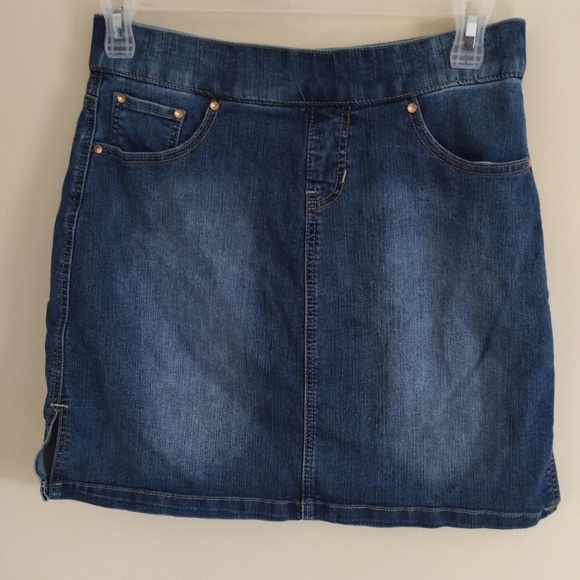 skirt with jeans underneath